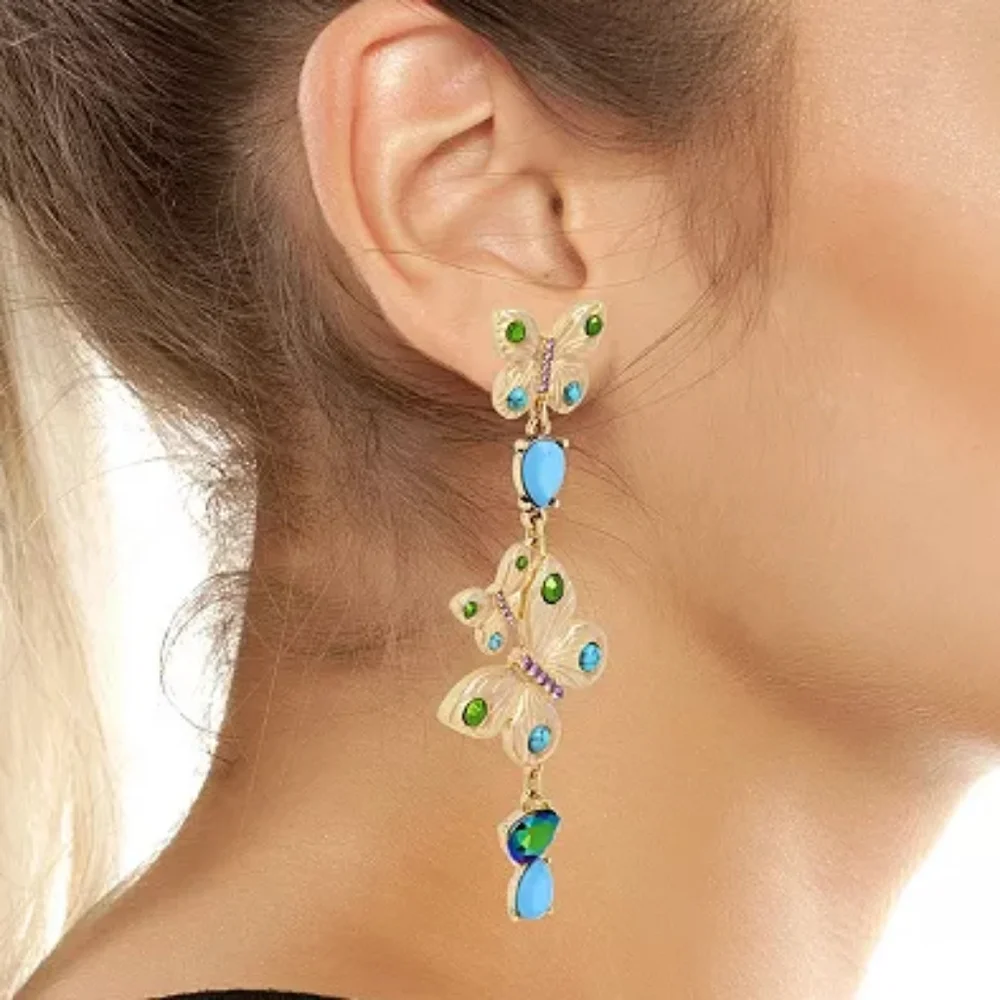 Betsey Johnson Matching Butterfly 🦋 Earrings - Picture 9 of 10